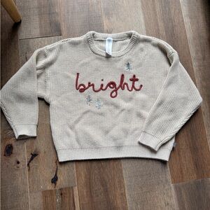 Modern Moments Toddler Holiday “Merry” sweater